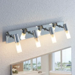 Lindby foco de baño Zela, longitud 53 cm, cromo, 4 luces