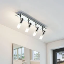 Lindby foco de baño Zela, longitud 53 cm, cromo, 4 luces