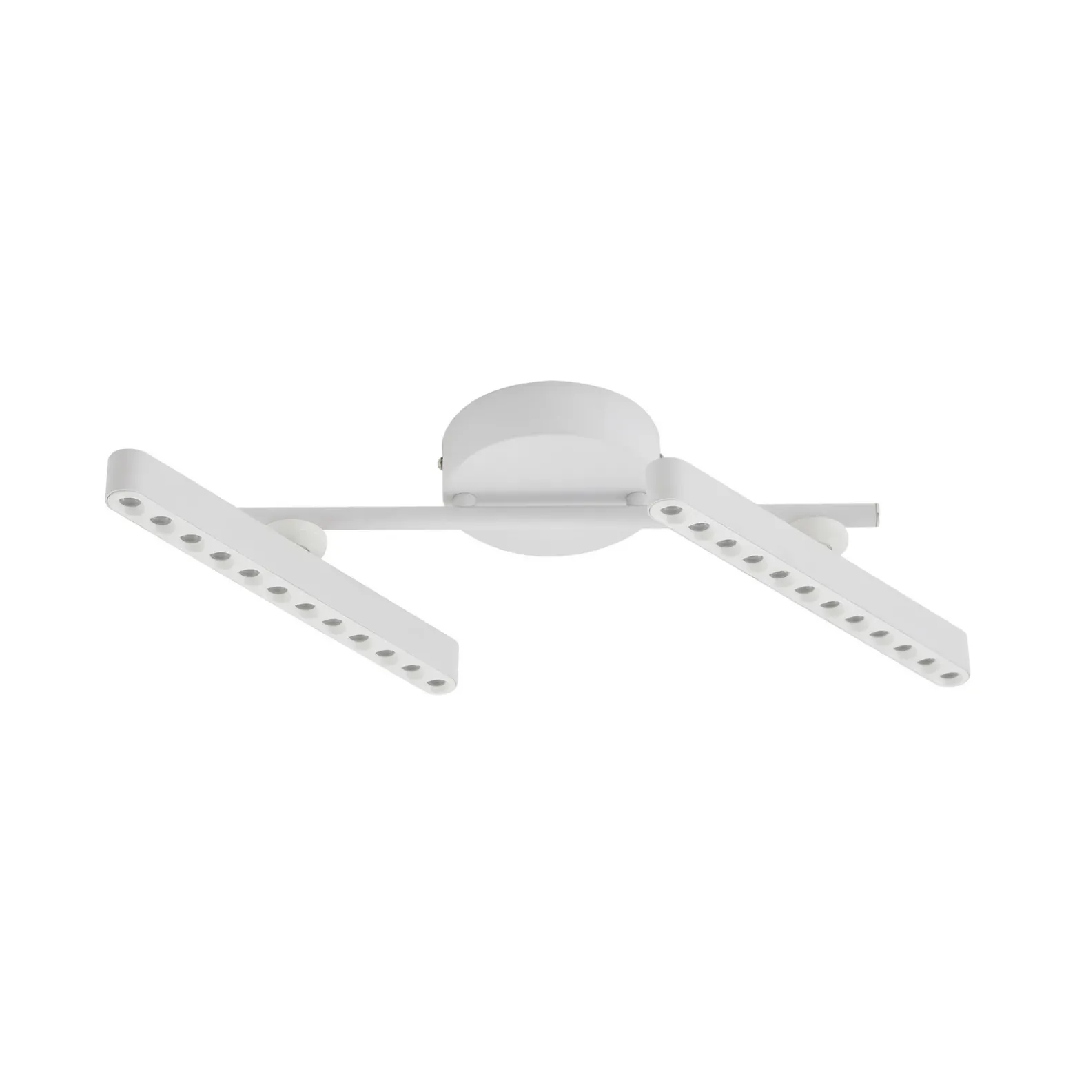 Lindby Foco LED Eldrin, blanco, 2 luces, puntos de luz