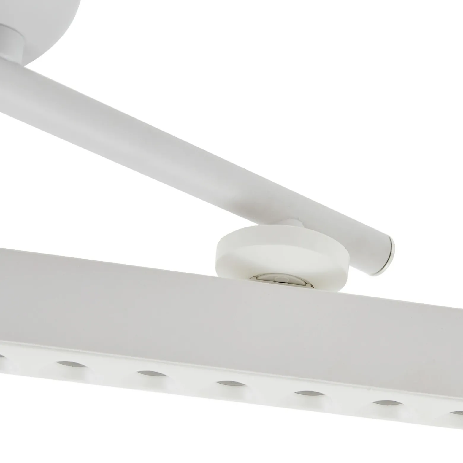 Lindby Foco LED Eldrin, blanco, 2 luces, puntos de luz