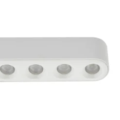 Lindby Foco LED Eldrin, blanco, 2 luces, puntos de luz