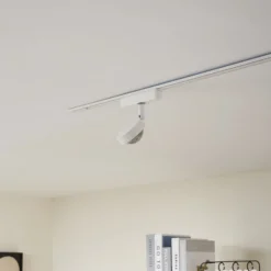 Lindby foco LED 48 V Lumaro, blanco, Ø 7,3 cm, aluminio, atenuable
