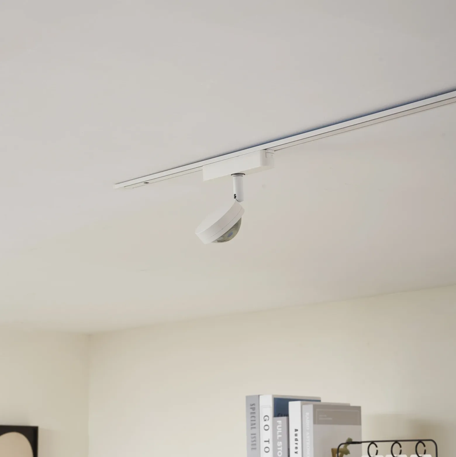 Lindby foco LED 48 V Lumaro, blanco, Ø 7,3 cm, aluminio, atenuable