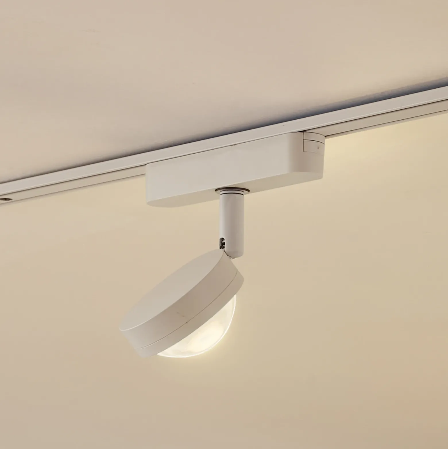 Lindby foco LED 48 V Lumaro, blanco, Ø 7,3 cm, aluminio, atenuable