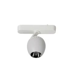 Lindby foco LED 48 V Lumaro, blanco, Ø6cm, plástico, atenuable