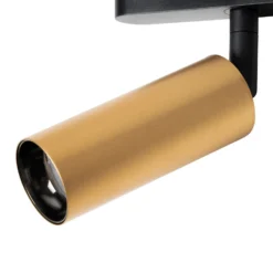 Lindby foco LED 48 V Lumaro, dorado, Ø 4 cm, aluminio, atenuable
