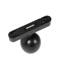 Lindby foco LED 48 V Lumaro, negro, Ø 6,2 cm, atenuable