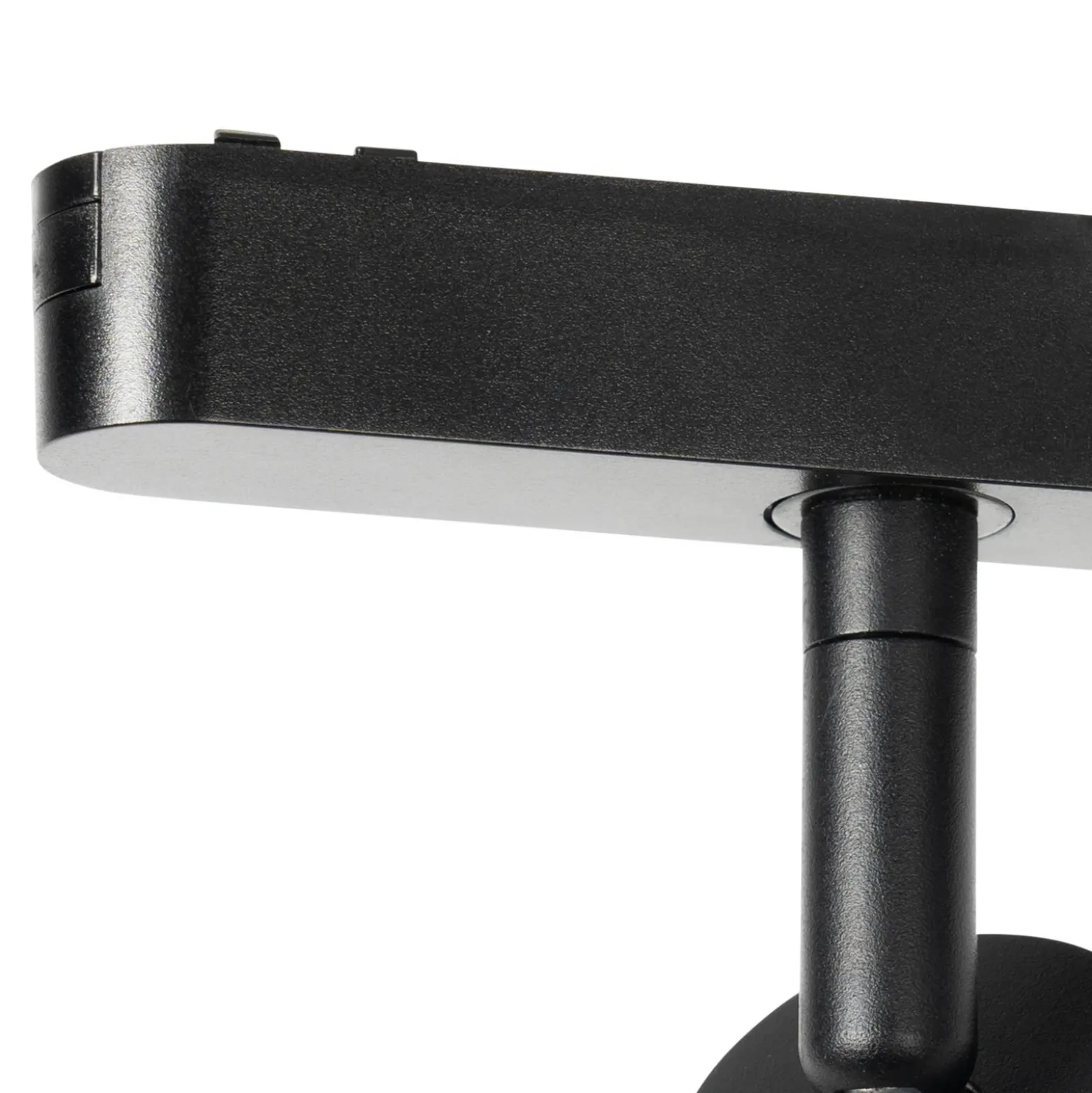 Lindby foco LED 48 V Lumaro, negro, Ø 4 cm, aluminio, atenuable