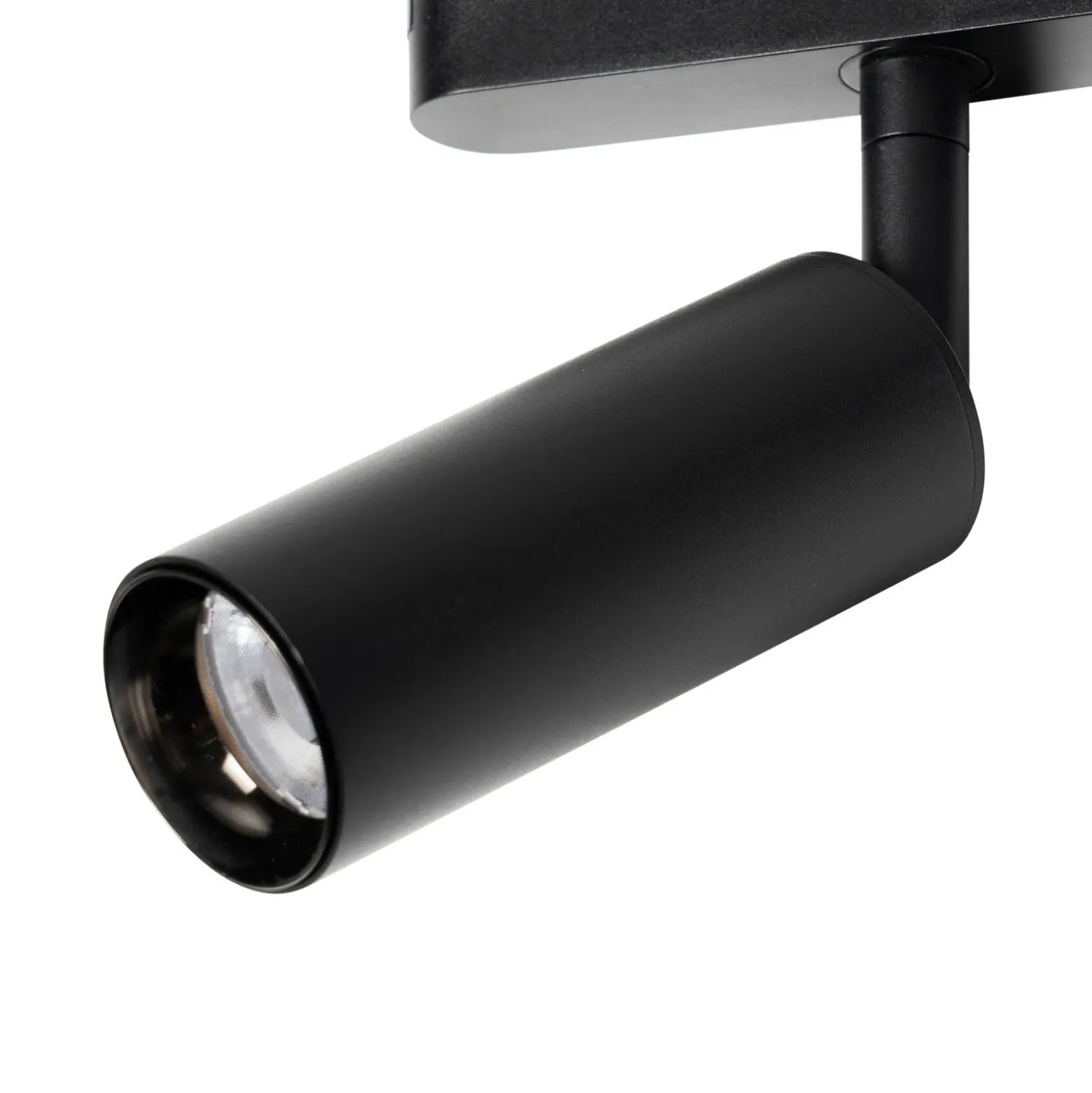 Lindby foco LED 48 V Lumaro, negro, Ø 4 cm, aluminio, atenuable
