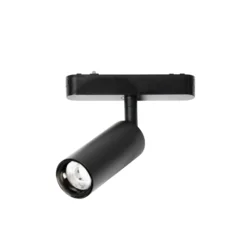 Lindby foco LED 48 V Lumaro, negro, Ø 4 cm, aluminio, atenuable