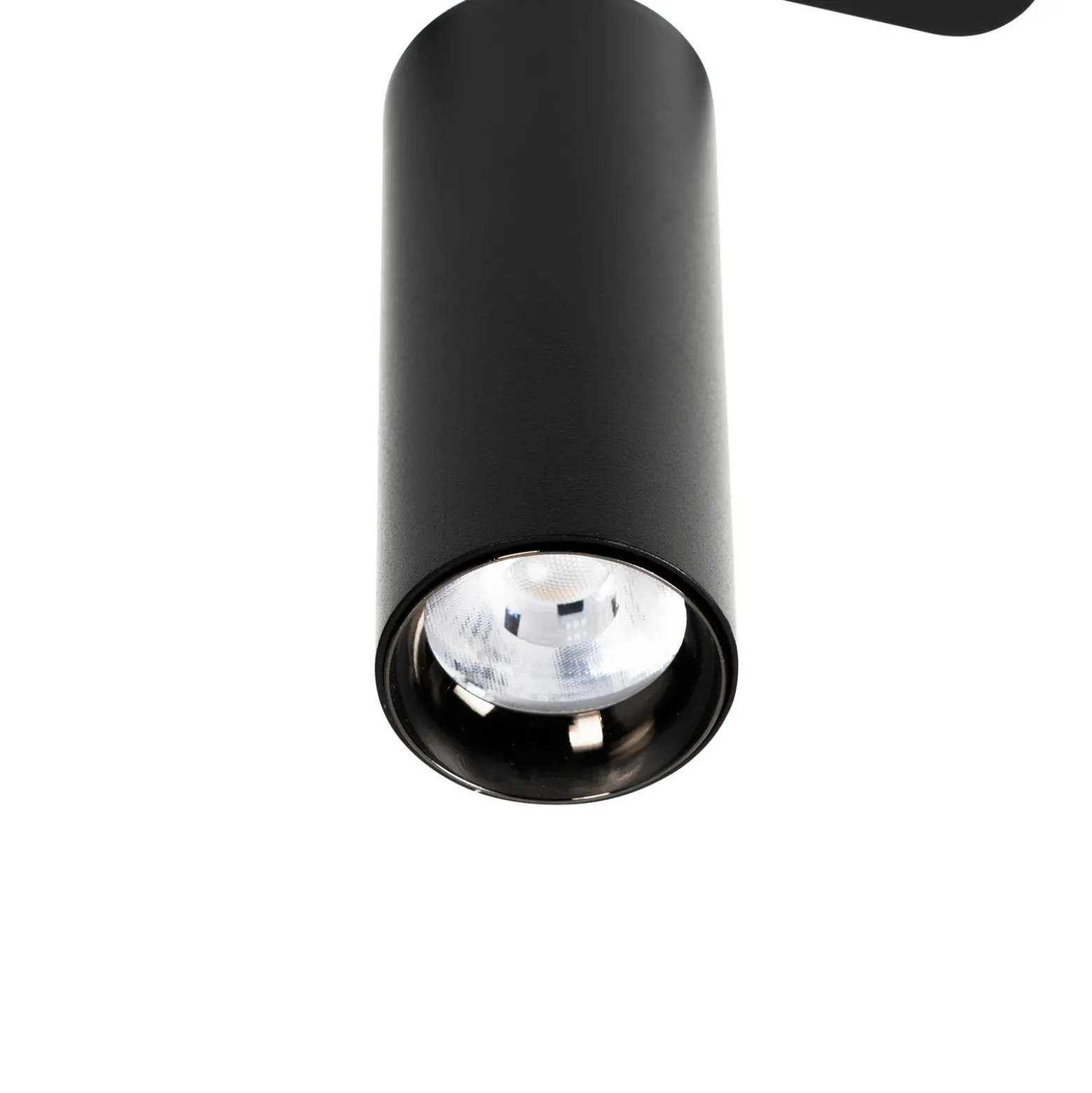 Lindby foco LED 48 V Lumaro, negro, Ø 4 cm, aluminio, atenuable
