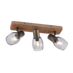 Lindby Ineska foco de techo, 3 luces, angular