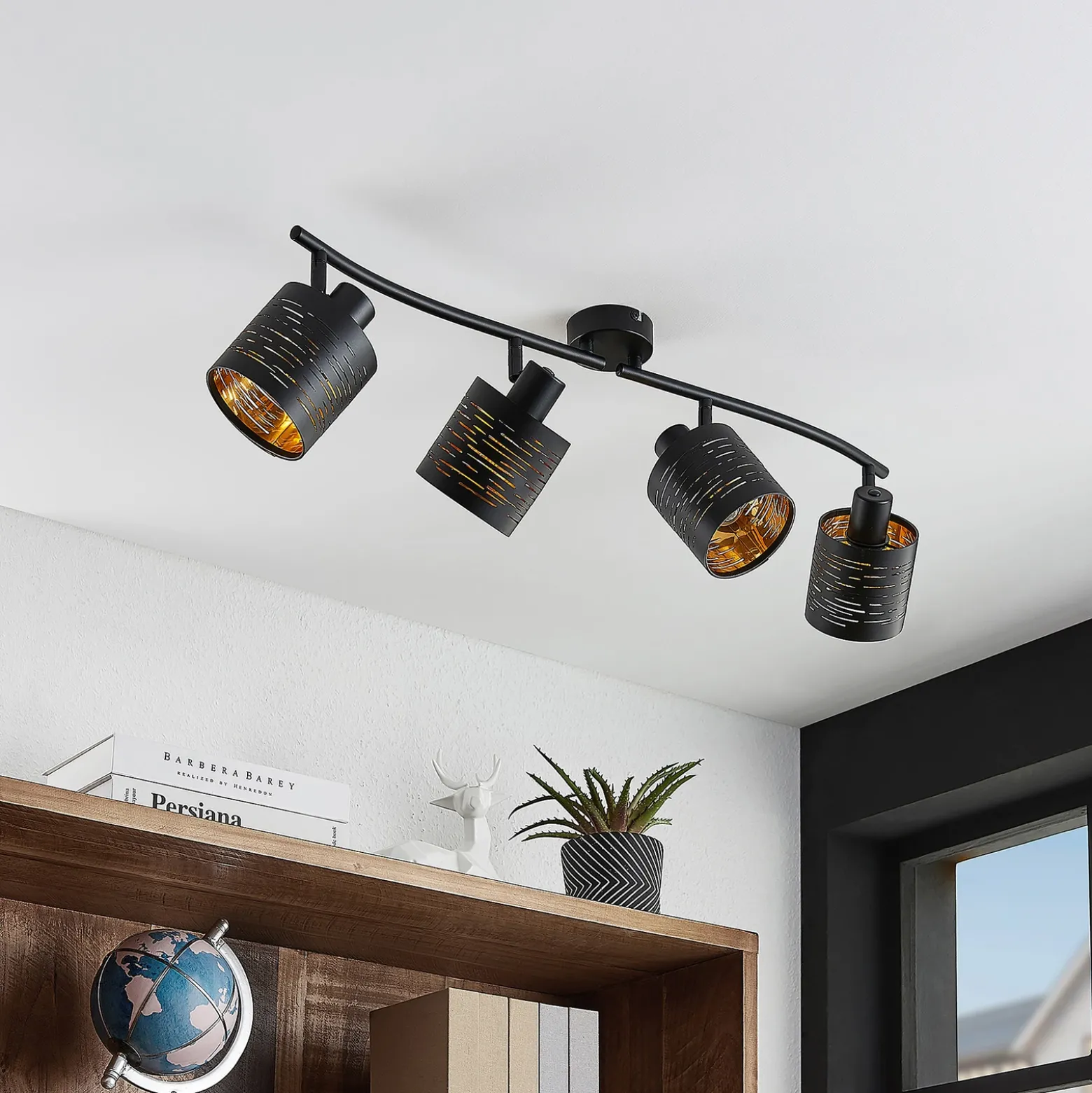 Lindby Iolyn downlight de techo, 4 luces