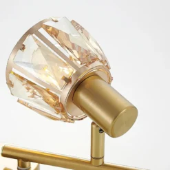 Lindby Kosta lámpara de techo, 4 luces, latón