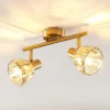 Lindby Kosta lámpara de techo, 2 luces, latón