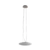 Lindby Lámpara colgante LED Gunda, blanco, cristal, Ø 47 cm, atenuable