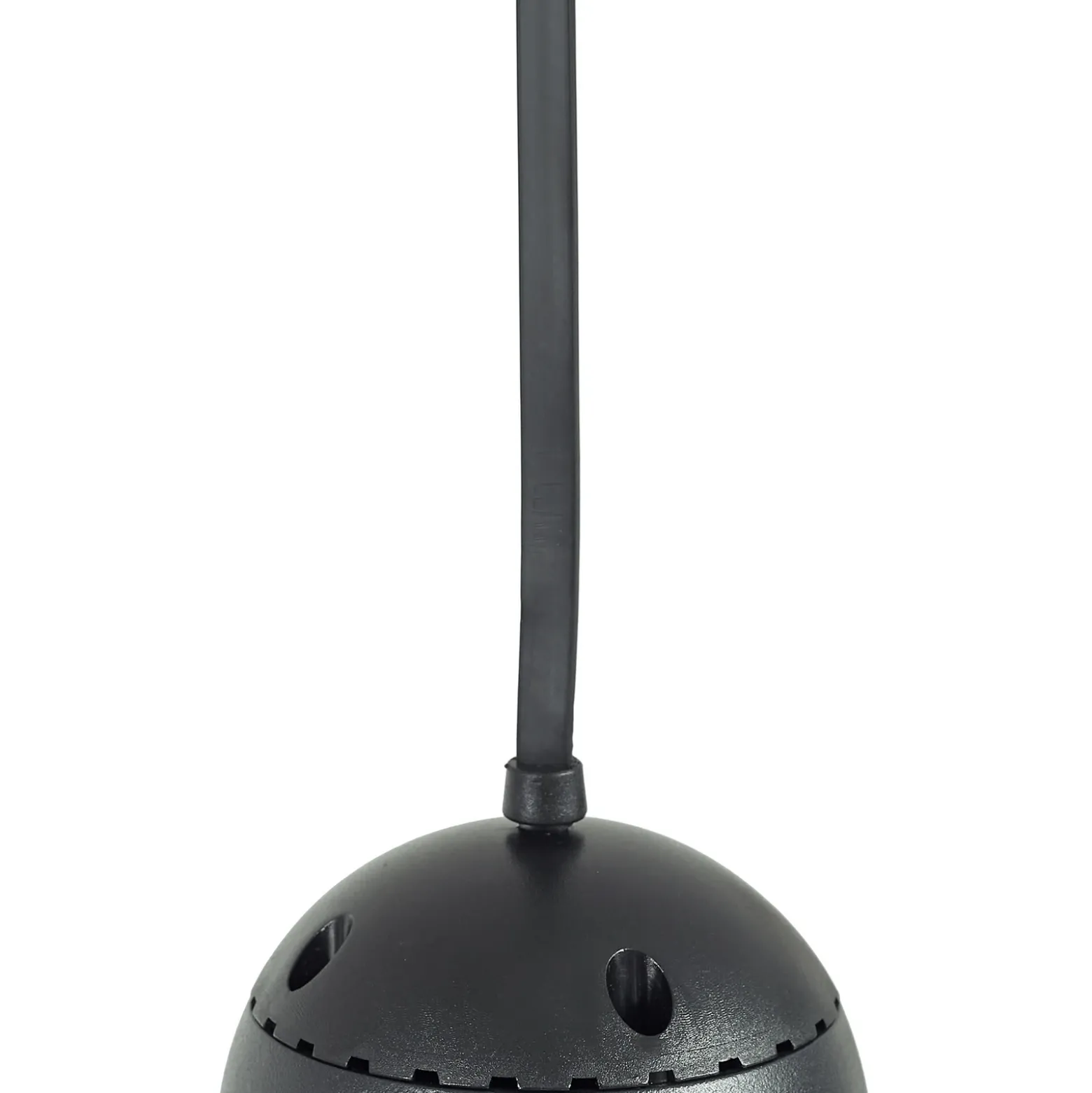 Lindby lámpara colgante LED Lumaro, negro,Ø6,2 cm,48V,atenuable