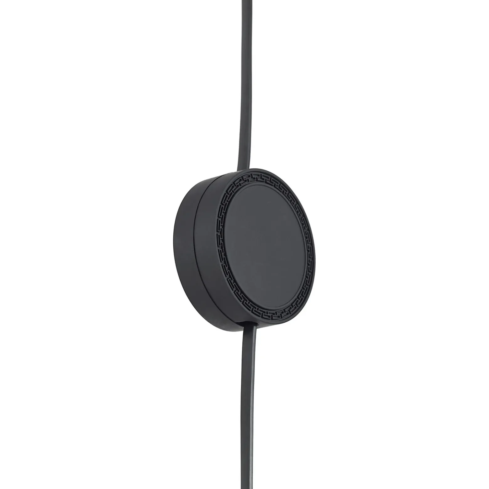 Lindby lámpara colgante LED Lumaro, negro,Ø6,2 cm,48V,atenuable