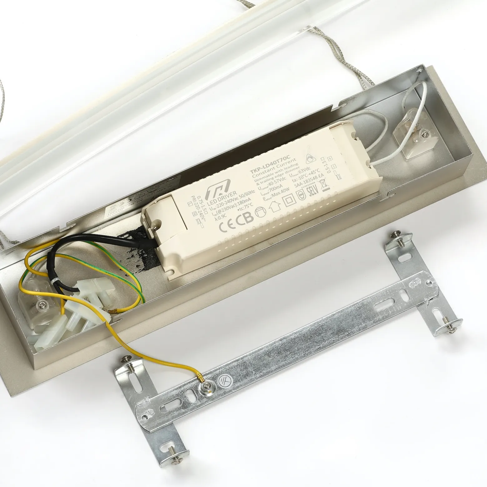 Lindby Lámpara colgante LED Manon, regulable en altura, gris, metal