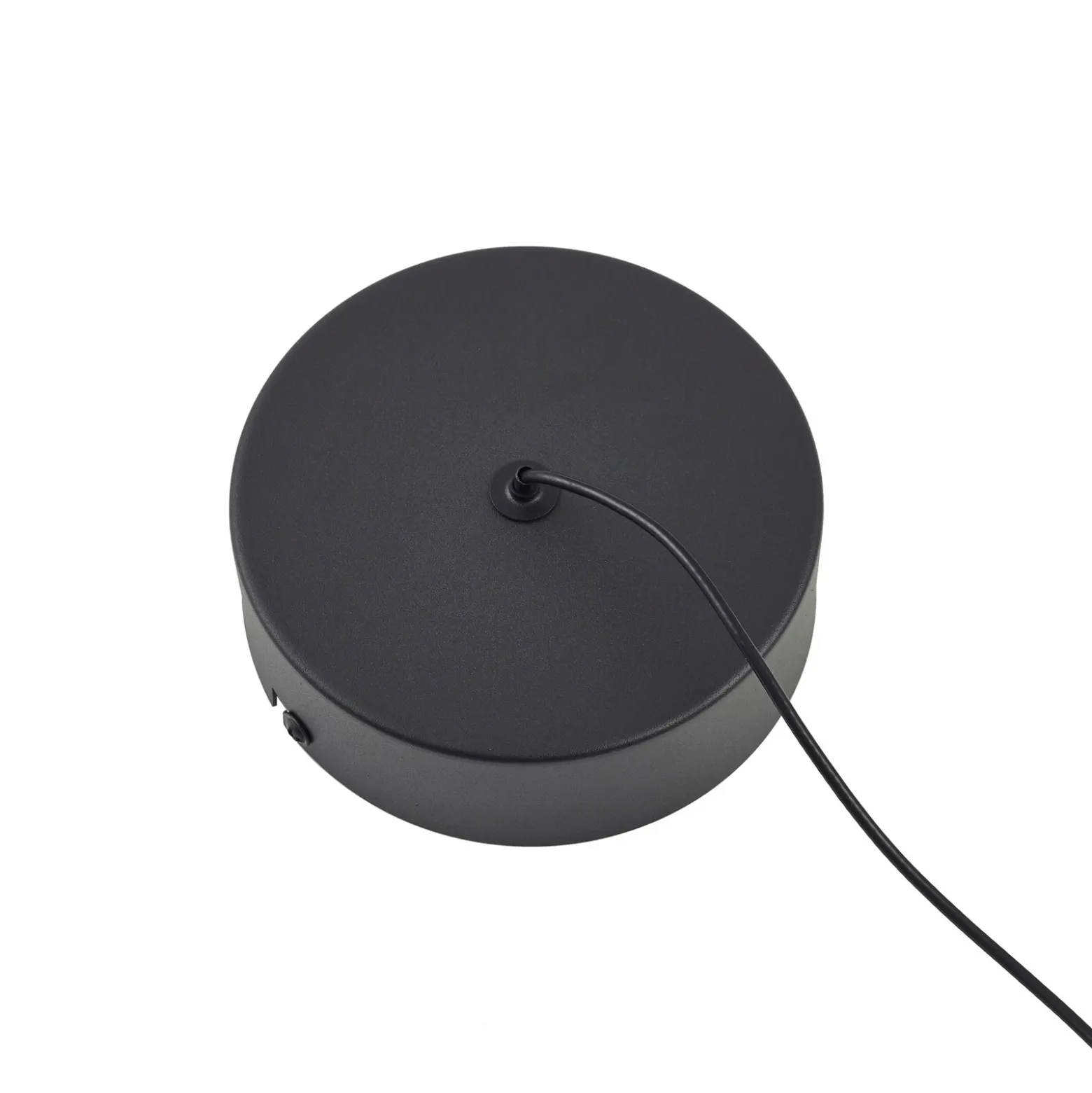 Lindby Lámpara colgante LED Norvind, 2 luces, negro, metal