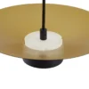 Lindby Lámpara colgante LED Norvind, 6 luces, negro, metal