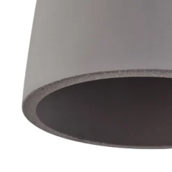 Lindby Lámpara colgante Sanne, gris, hormigón, Ø 15 cm, E27