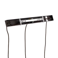 Lindby lámpara colgante Valentina, E14, 3 luces, gris ahumado, cristal