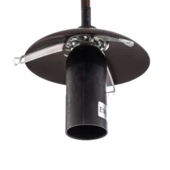 Lindby lámpara colgante Valentina, E14, 3 luces, gris ahumado, cristal