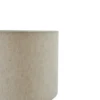 Lindby lámpara de mesa Alabastro, blanco/beige, Ø 25 cm, mármol, E27
