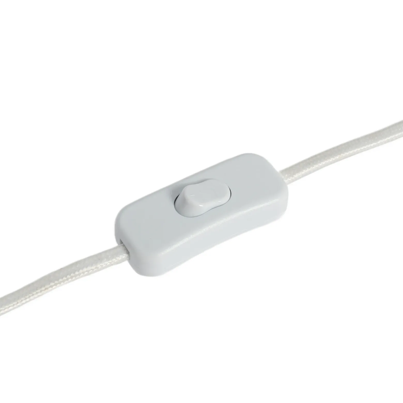Lindby lámpara de mesa Aralena, blanca, metal, altura 26,5 cm