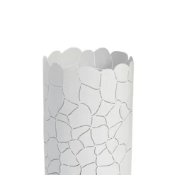 Lindby lámpara de mesa Aralena, blanca, metal, altura 26,5 cm
