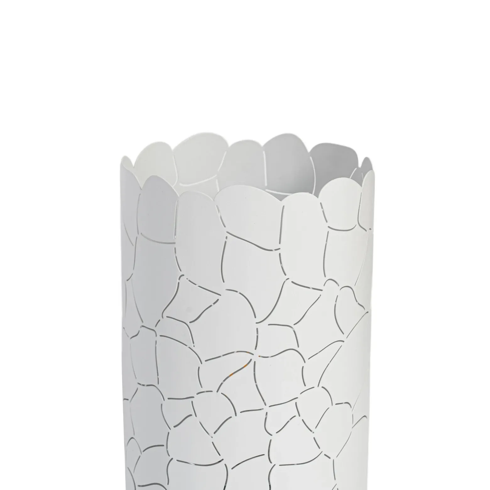 Lindby lámpara de mesa Aralena, blanca, metal, altura 26,5 cm