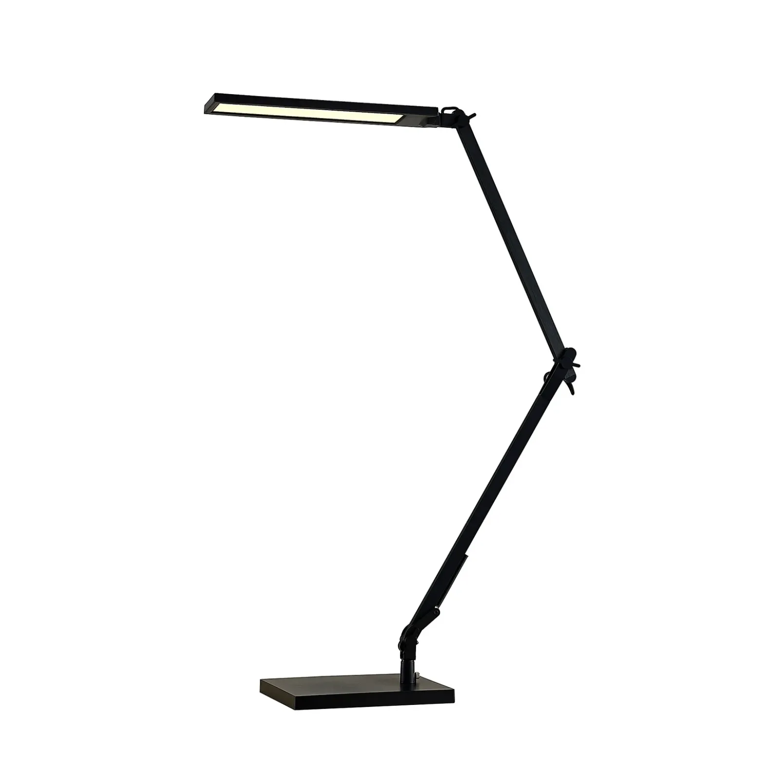 Lindby Lámpara de mesa LED Antisa, negra, CCT, atenuable