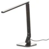 Lindby lámpara de mesa LED Eleni, negra, CCT, atenuable