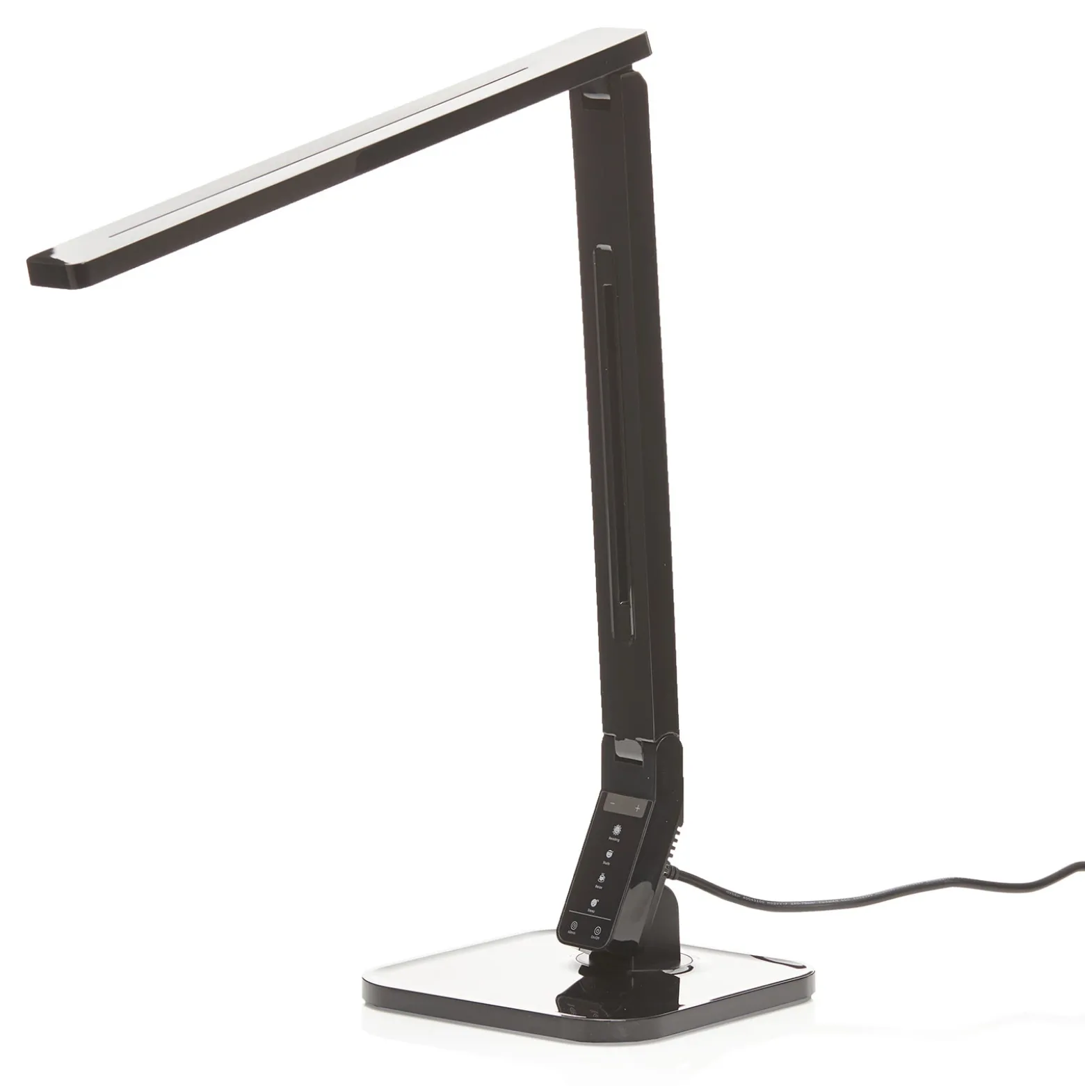 Lindby lámpara de mesa LED Eleni, negra, CCT, atenuable