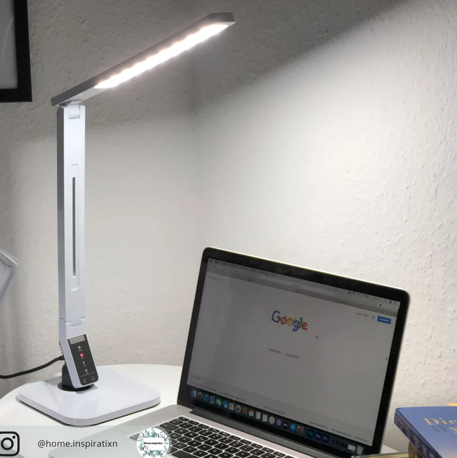 Lindby lámpara de mesa LED Eleni, blanca, CCT, atenuable