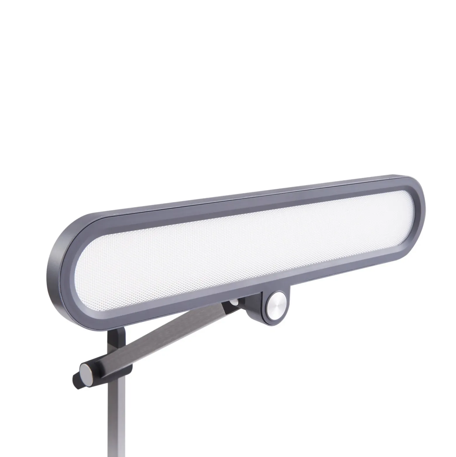 Lindby lámpara de mesa LED Elvir, gris, aluminio, altura 53cm, CCT