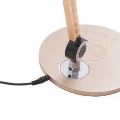 Lindby lámpara de mesa LED Nyxaris, oro, metal, CCT, 50 cm