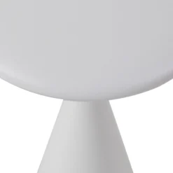 Lindby Lámpara de mesa LED recargable Evelen, blanca, IP54, CCT
