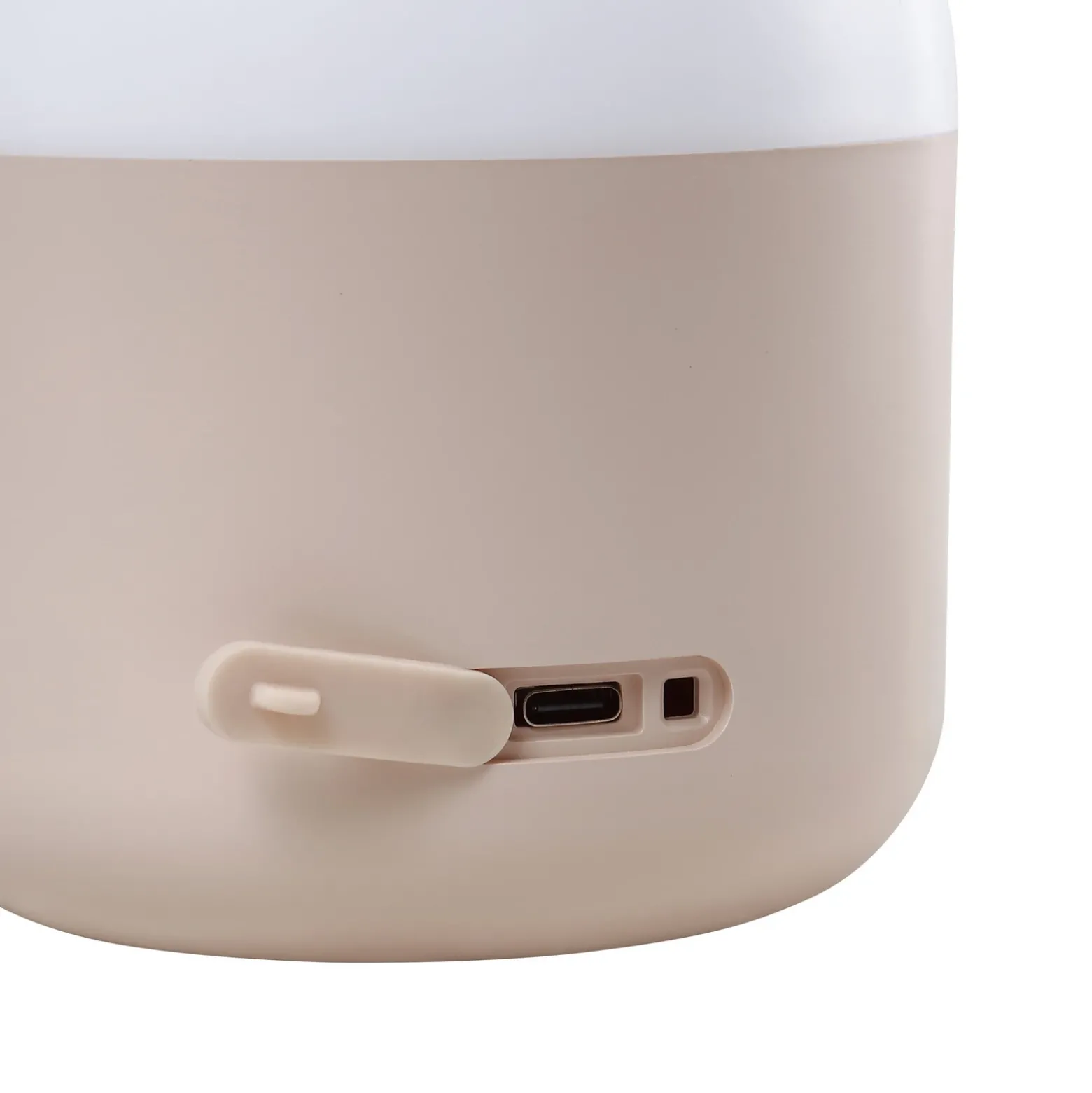 Lindby lámpara de mesa LED recargable Isaline, beige, atenuable, IP44