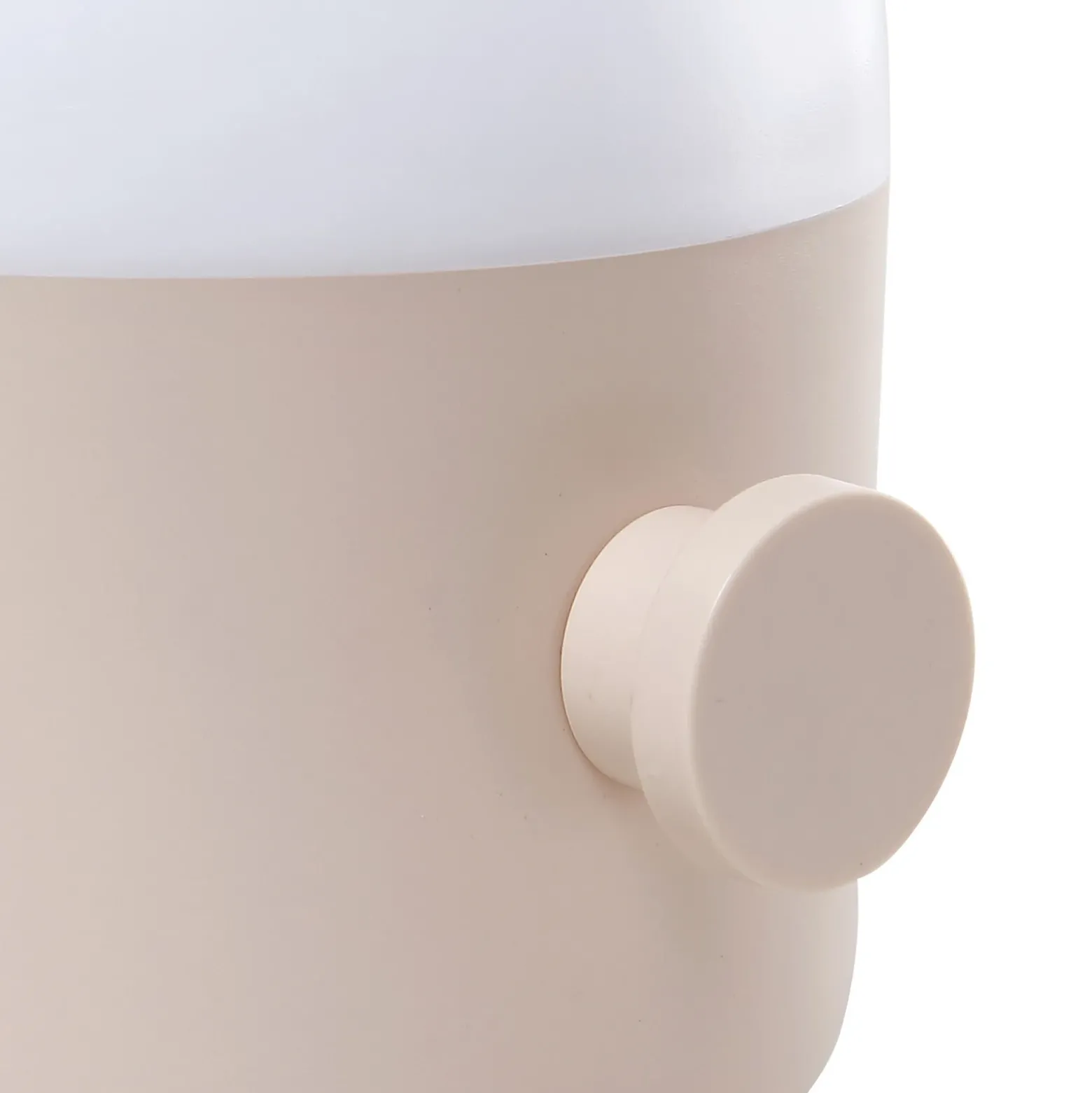 Lindby lámpara de mesa LED recargable Isaline, beige, atenuable, IP44