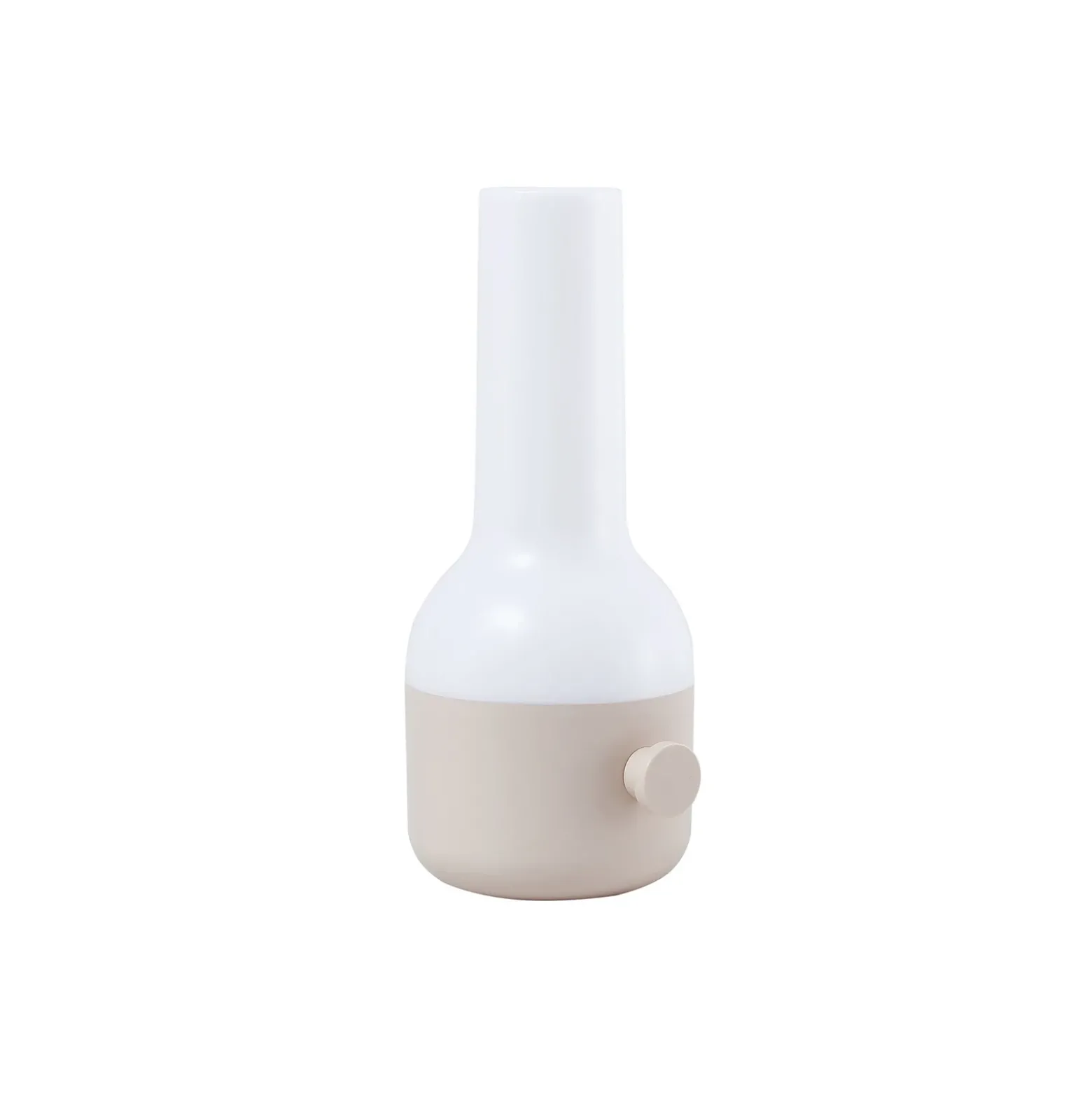 Lindby lámpara de mesa LED recargable Isaline, beige, atenuable, IP44
