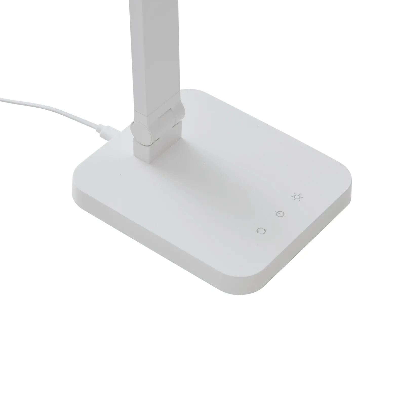 Lindby lámpara de mesa LED Rylas, blanca, USB, CCT