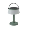 Lindby Lámpara de mesa LED solar Mikkel, verde, atenuable
