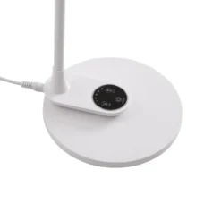 Lindby Lámpara de mesa LED Valtaria, blanca, CCT, atenuable