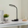 Lindby Lámpara de mesa LED Valtaria, negra, CCT, atenuable