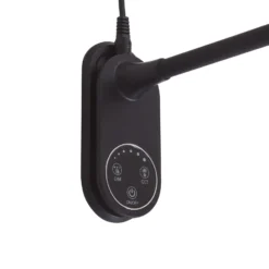 Lindby Lámpara de mesa LED Valtaria, negra, CCT, atenuable