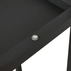 Lindby Lámpara de pie LED Birta, estantería, 155 cm, negro, metal