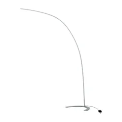 Lindby lámpara de pie LED Danua, plata, metal, altura 200cm