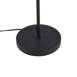 Lindby Lámpara de pie LED Norvind, negro, metal, 1 luz